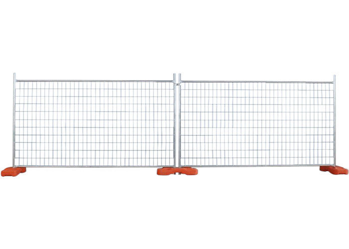 مقاوم در برابر آب و هوا نرده موقت گالوانیزه دستکاری آسان 60 * 150mm مش گسترش اندازه