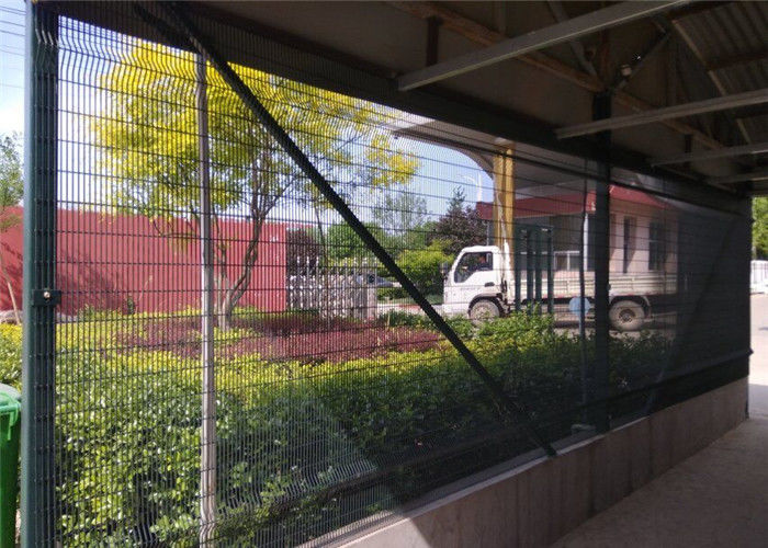 ضد صخره نوردی RAL 6005 نرده ای مش 1.8m-5.2m مش پان ارتفاع برای باغ