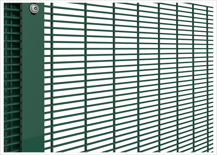 دیافراگم 358 Wire Mesh نرده ضدپوش با پوشش سیاه یا رنگ سبز